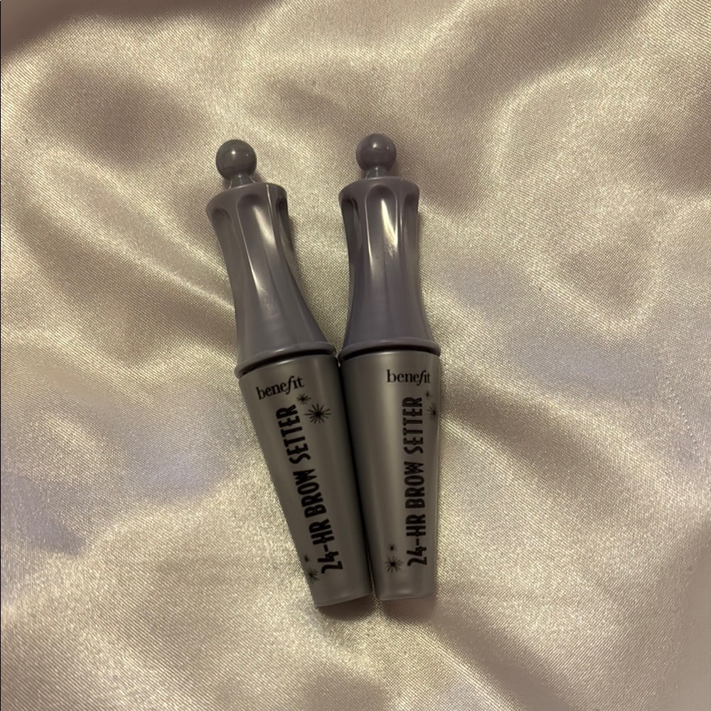 Benefit Cosmetics 24 Hour Brow Setter Clear Eyebrow Gel 2mL Set of 2 Mini Travel